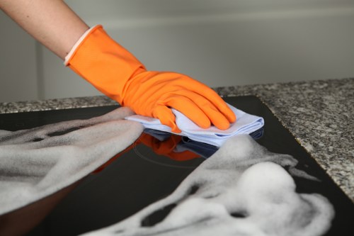 Deep cleaning service for a Clapham home kitchen and living space