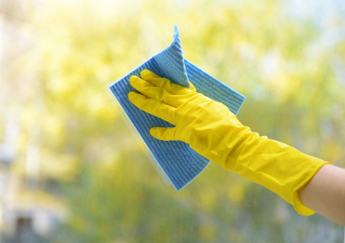 Professional cleaning team working in a Clapham residential property