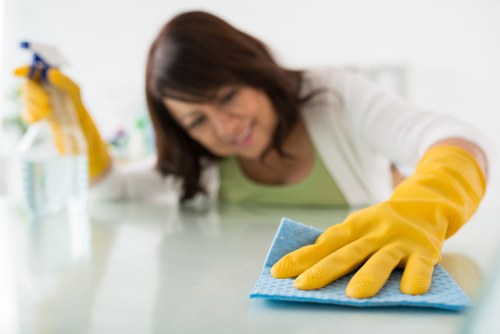 Tile and stone floor cleaning for a Clapham property