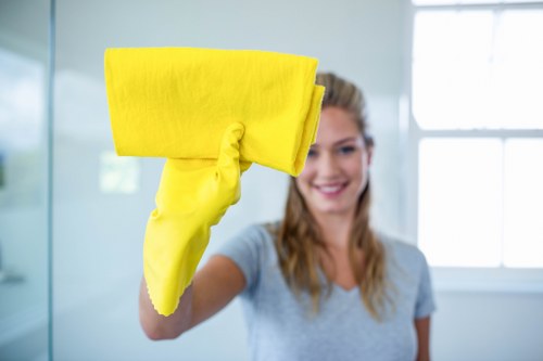 Window cleaning service for a Clapham residential building