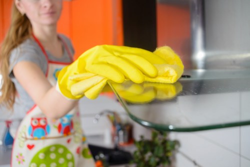 Detailed kitchen and bathroom cleaning in a Clapham flat