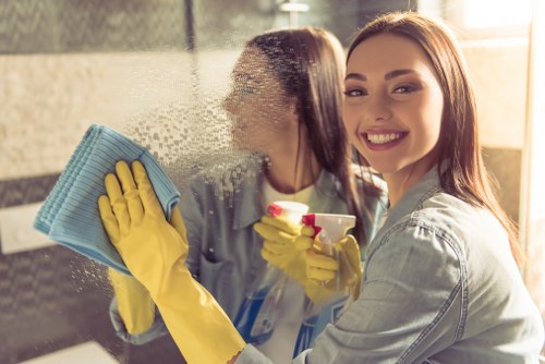 Deep clean preparation and finishing touches in a Clapham home