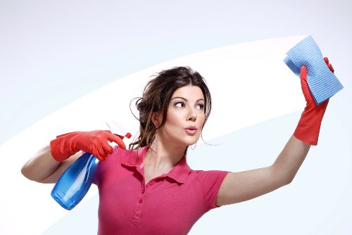 Residential cleaning in a Clapham home with period property features