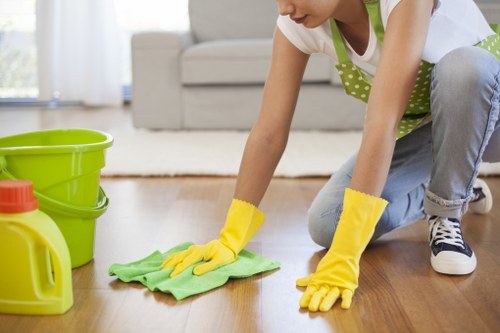 Clearing furniture and household items from a Clapham property